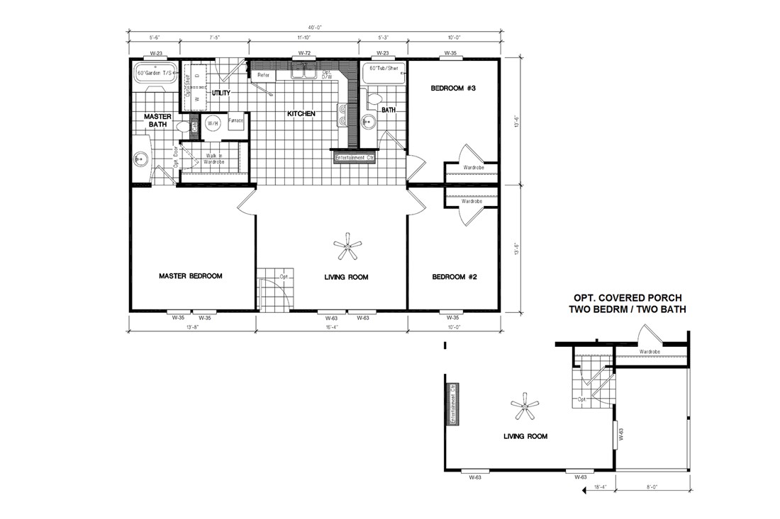 The THE WILLOW CLAYTON Floor Plan