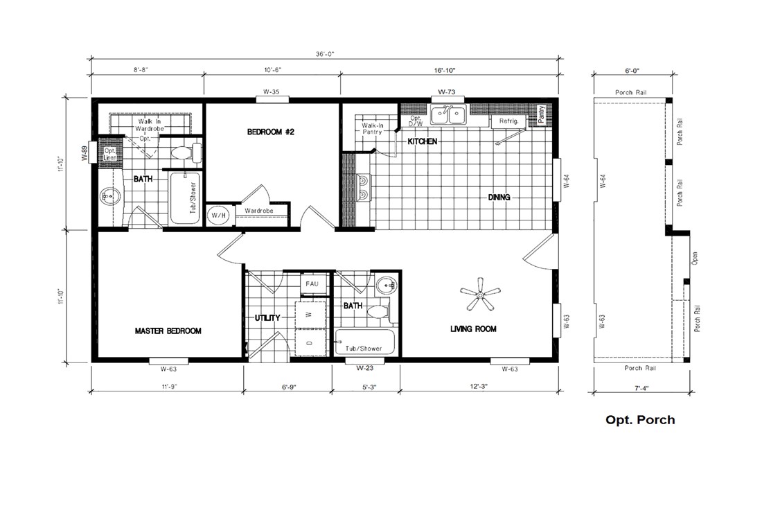 The THE ACORN CLAYTON Floor Plan