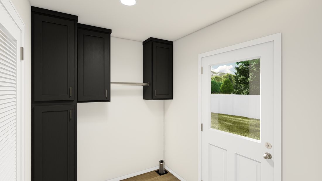 The DRM483F 48'              DREAM Utility Room. This Manufactured Mobile Home features 3 bedrooms and 2 baths.