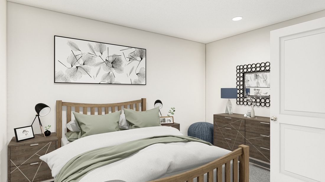 The DRM401M 40'              DREAM Bedroom. This Manufactured Mobile Home features 1 bedroom and 1 bath.