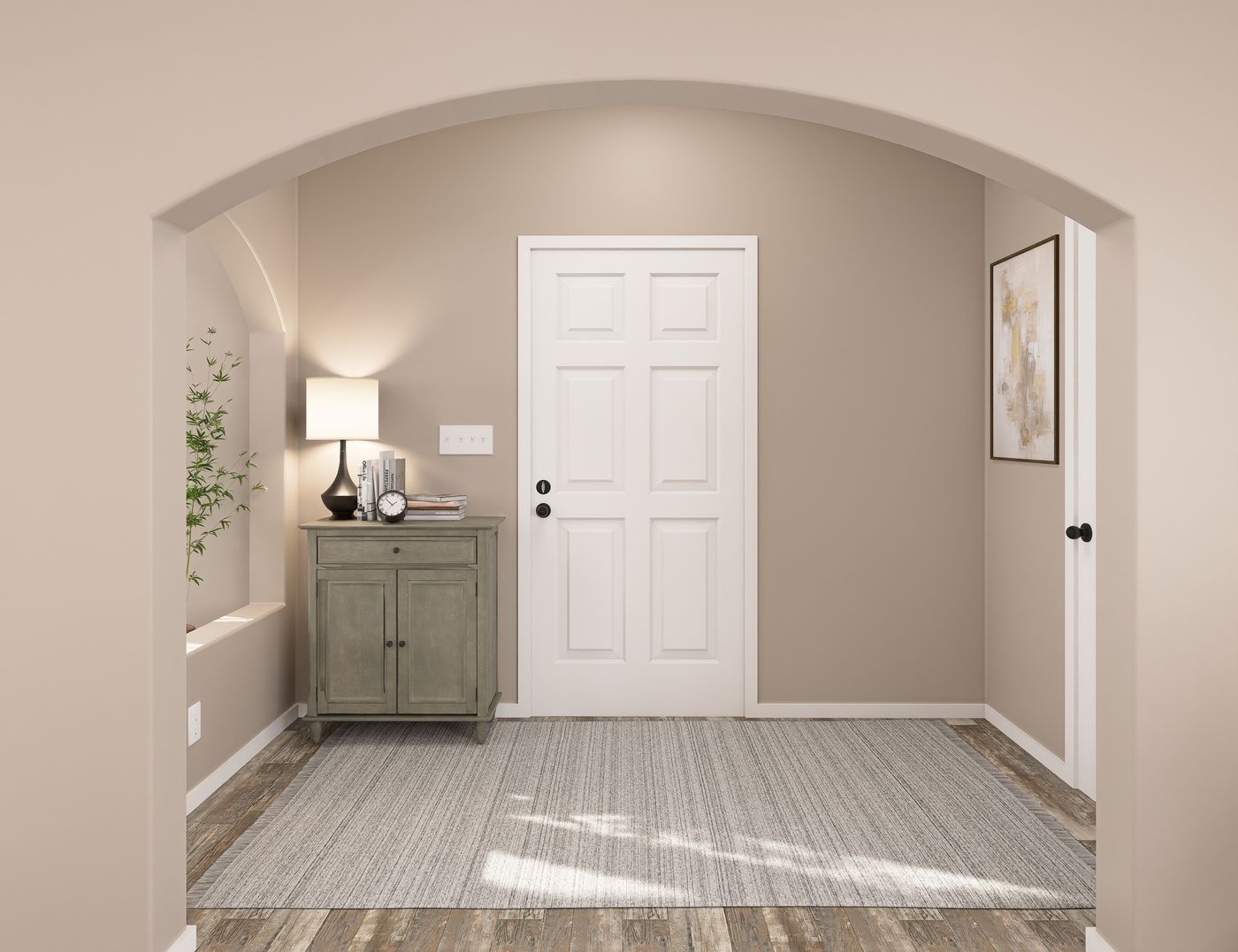 The PREFERRED PLUS CP601F CLAYTON Foyer. This Manufactured Mobile Home features 3 bedrooms and 2 baths.