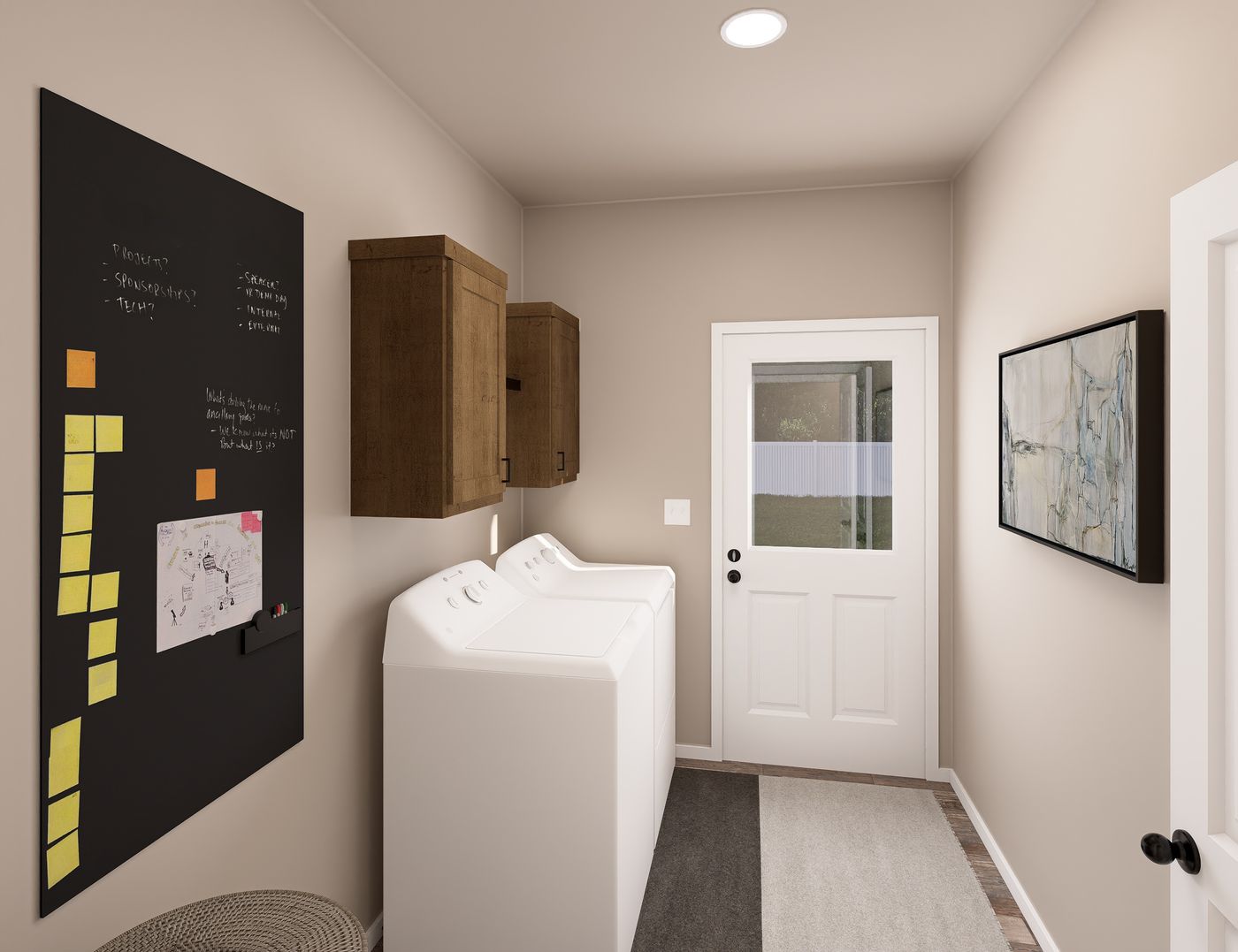 The PREFERRED PLUS CP601F CLAYTON Utility Room. This Manufactured Mobile Home features 3 bedrooms and 2 baths.