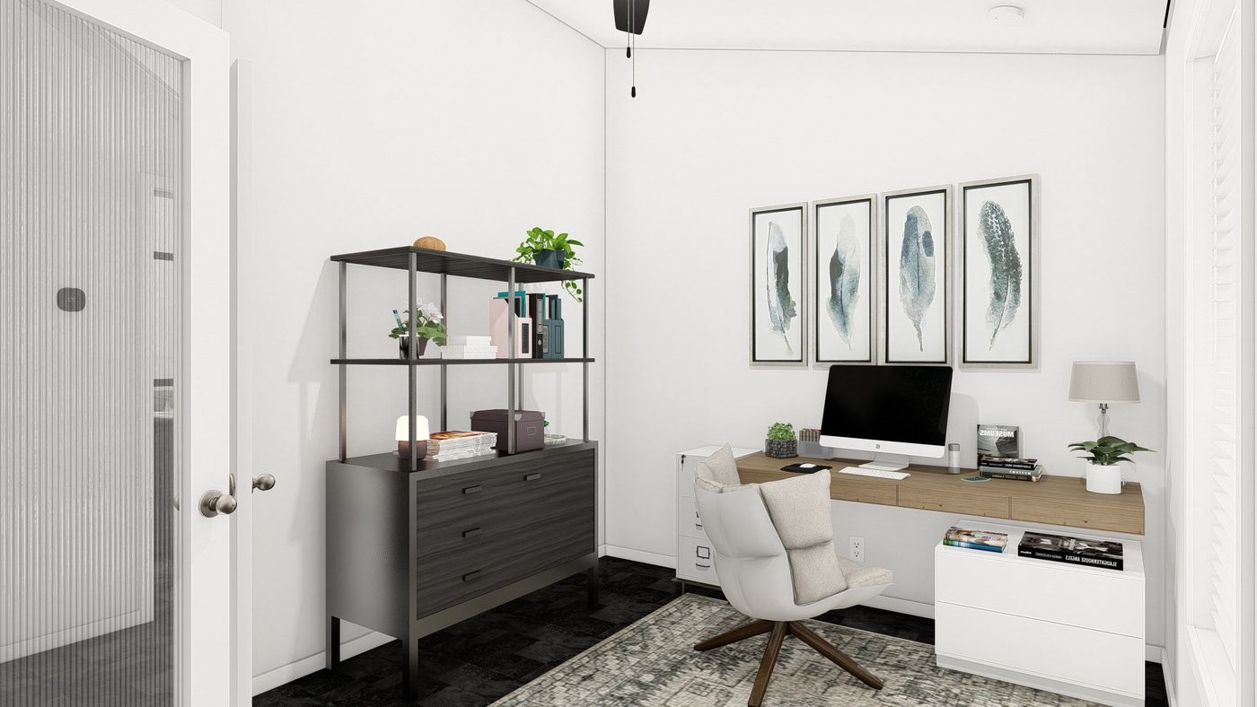 The ING564F SHASTA              GW Office. This Manufactured Mobile Home features 3 bedrooms and 2 baths.