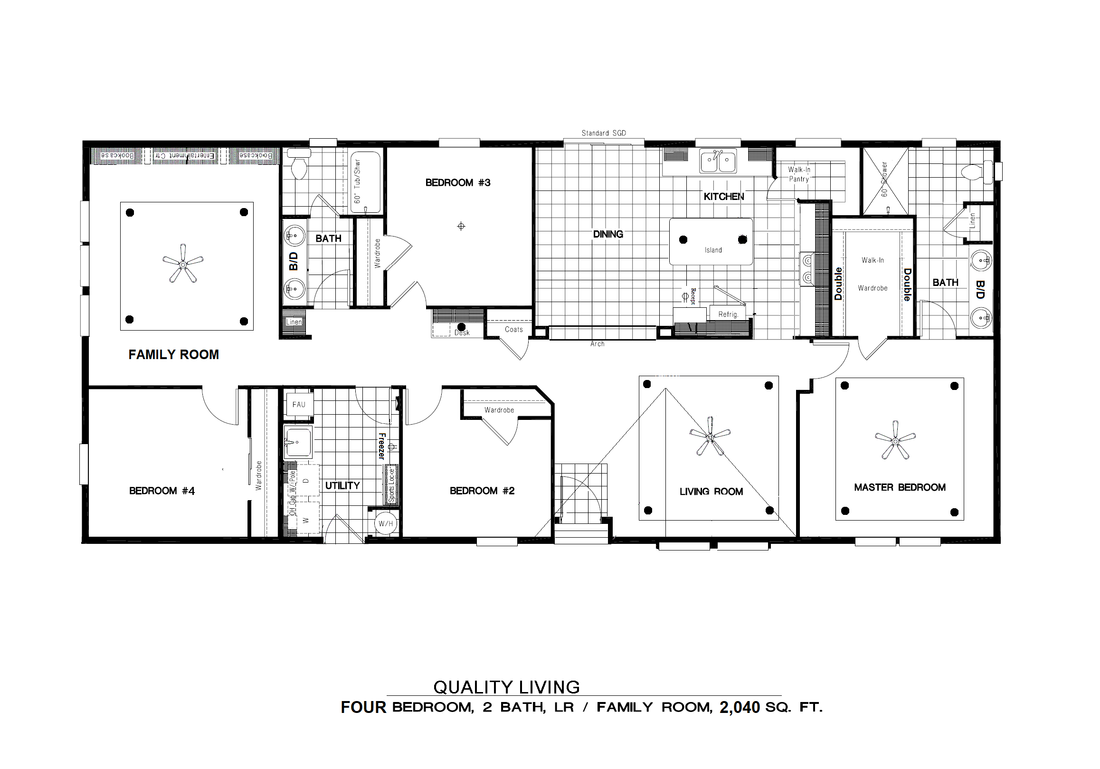 The PREFERRED PLUS CP684F  CLAYTON Floor Plan
