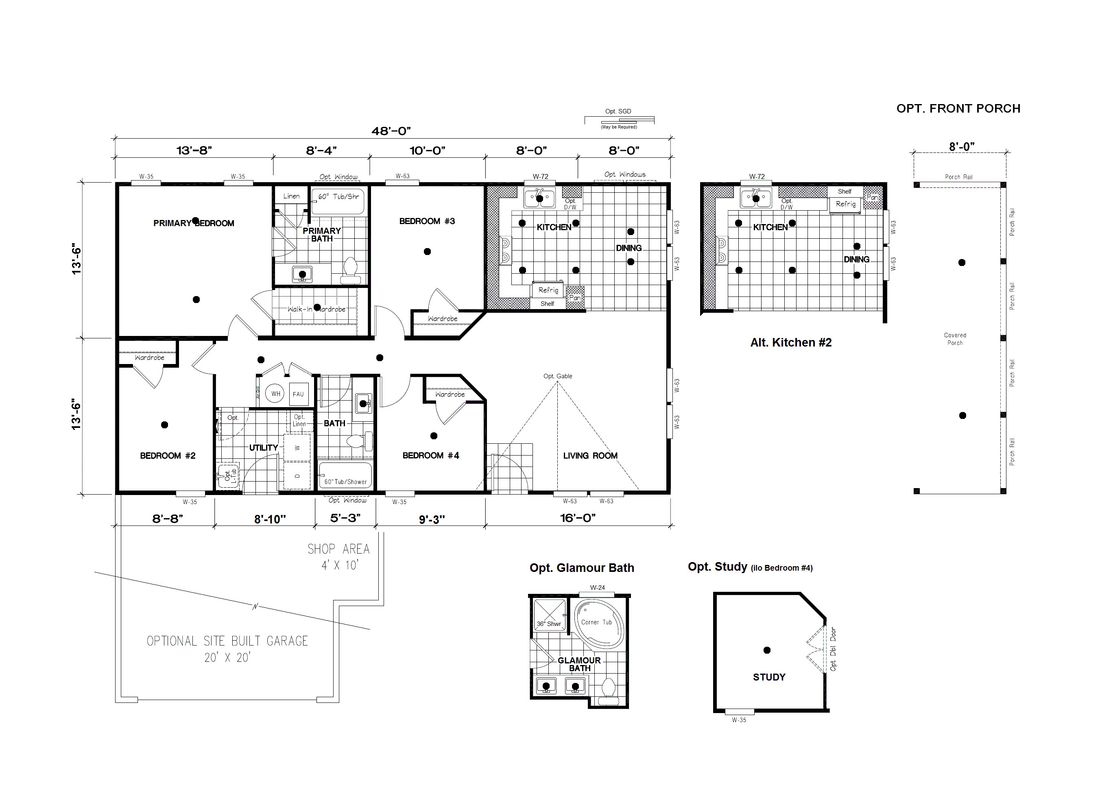 The DRM484F 48' DREAM Floor Plan