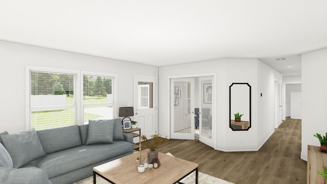 The DRM484F 48'              DREAM Foyer. This Manufactured Mobile Home features 4 bedrooms and 2 baths.