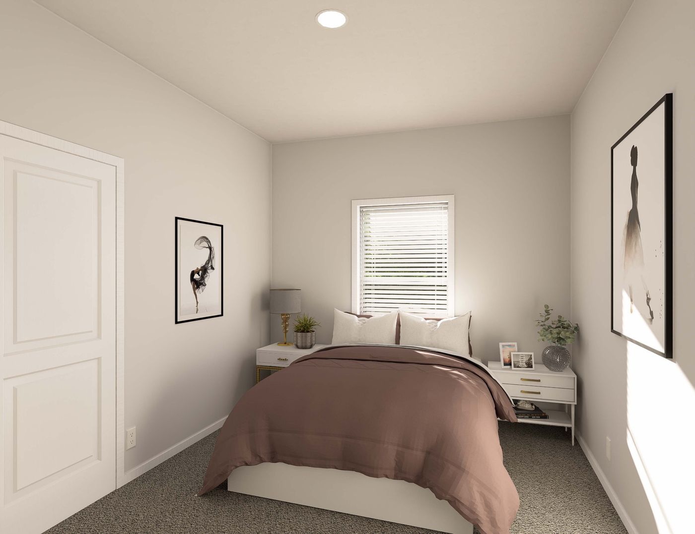 The THE BREEZE 2.5 CLAYTON Bedroom. This Manufactured Mobile Home features 4 bedrooms and 2 baths.