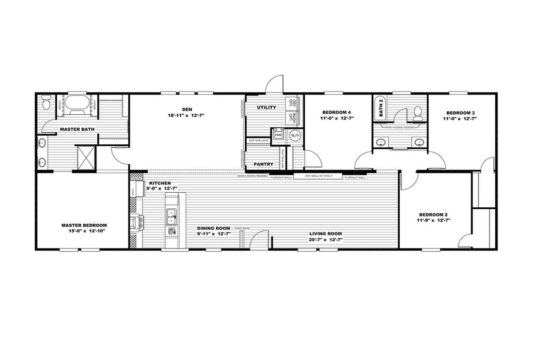 The THE BREEZE 2.5         CLAYTON Floor Plan