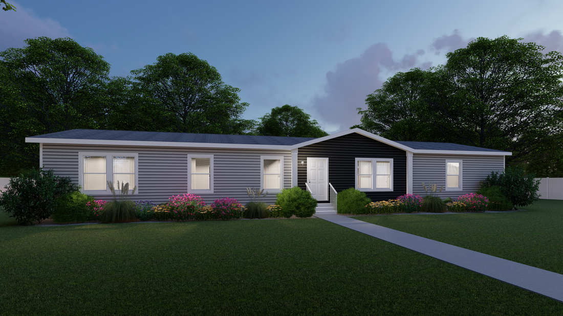 The THE BREEZE 2.5         CLAYTON Exterior. This Manufactured Mobile Home features 4 bedrooms and 2 baths.