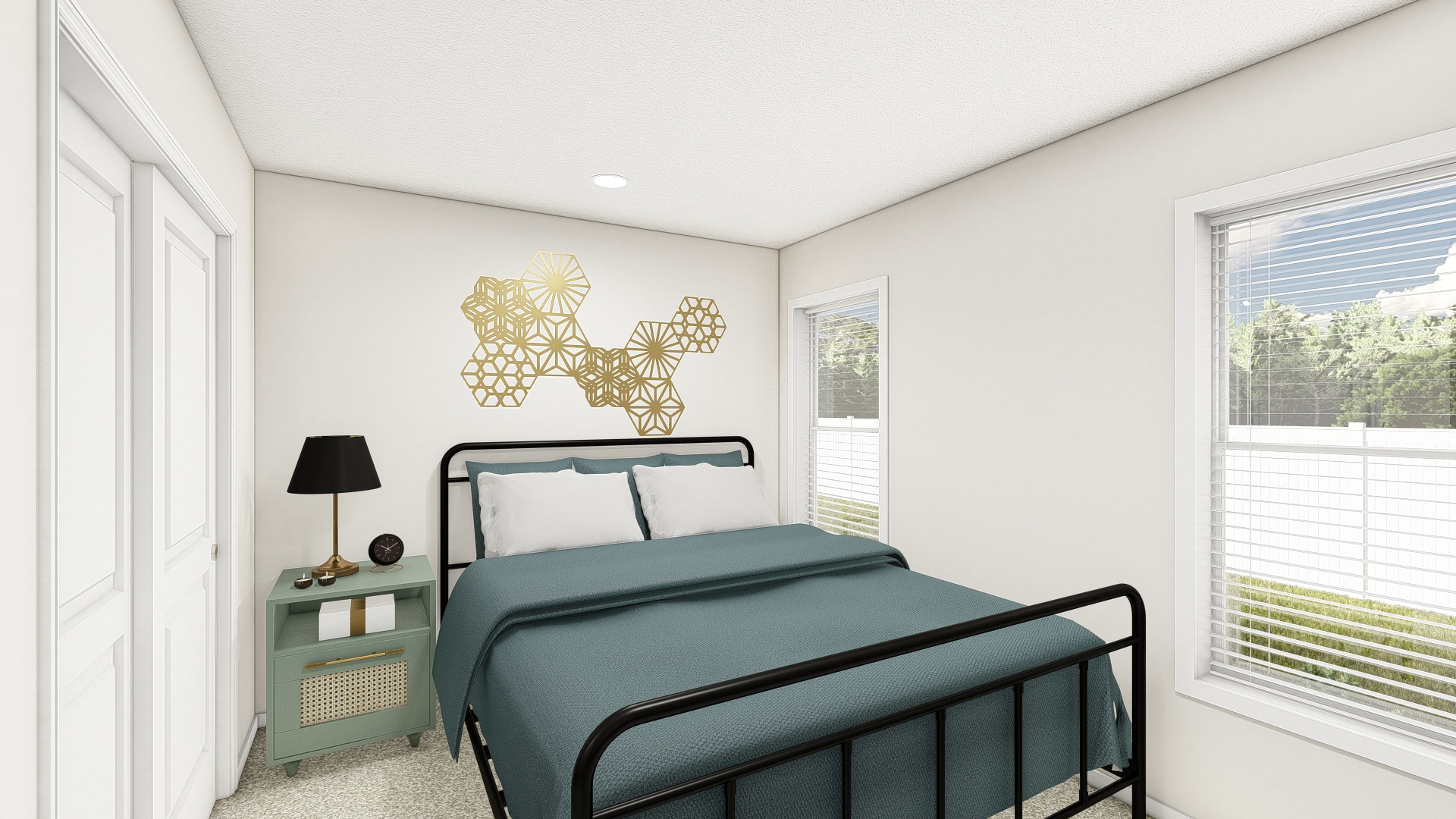 The DRM301P 2030'            DREAM Bedroom. This Manufactured Mobile Home features 1 bedroom and 1 bath.