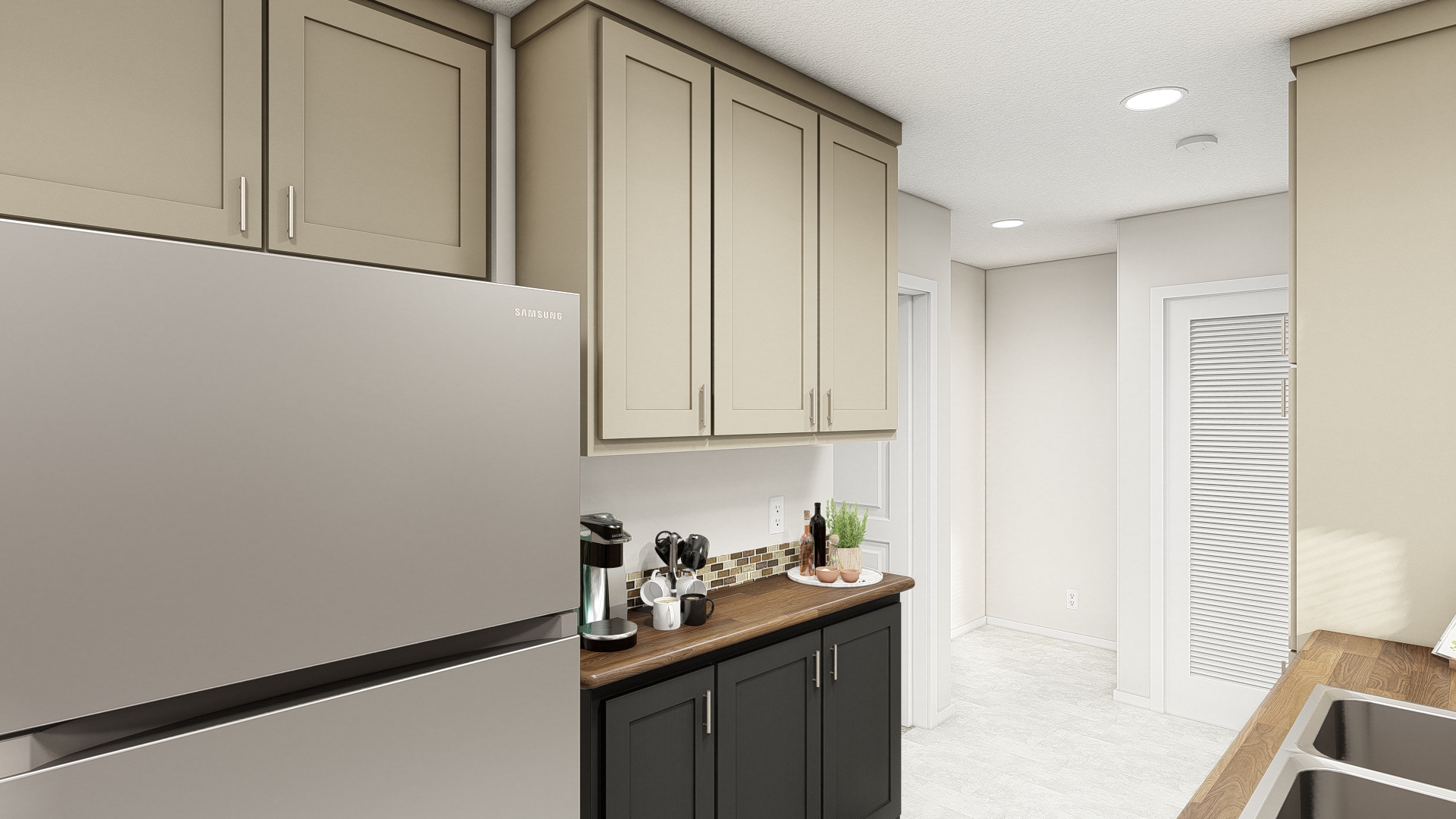 The DRM301P 2030'            DREAM Kitchen. This Manufactured Mobile Home features 1 bedroom and 1 bath.