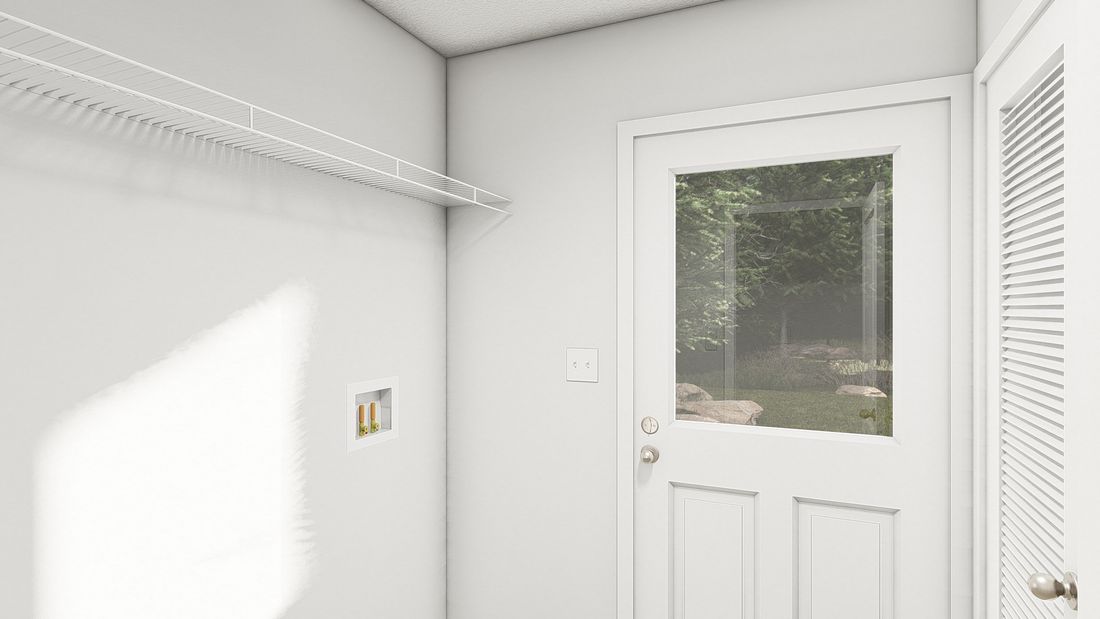 The DRM482P 2048'            DREAM Utility Room. This Manufactured Mobile Home features 2 bedrooms and 2 baths.