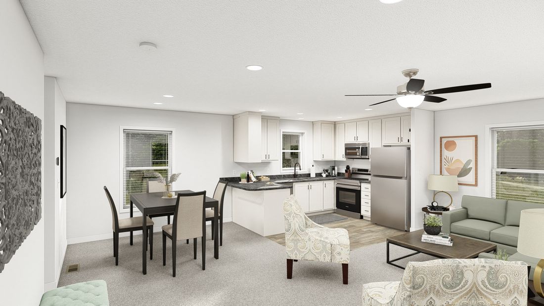 The DRM482P 2048'            DREAM Foyer. This Manufactured Mobile Home features 2 bedrooms and 2 baths.