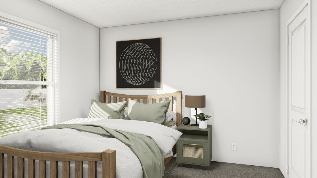 The DRM443F 44'              DREAM Bedroom. This Manufactured Mobile Home features 3 bedrooms and 2 baths.