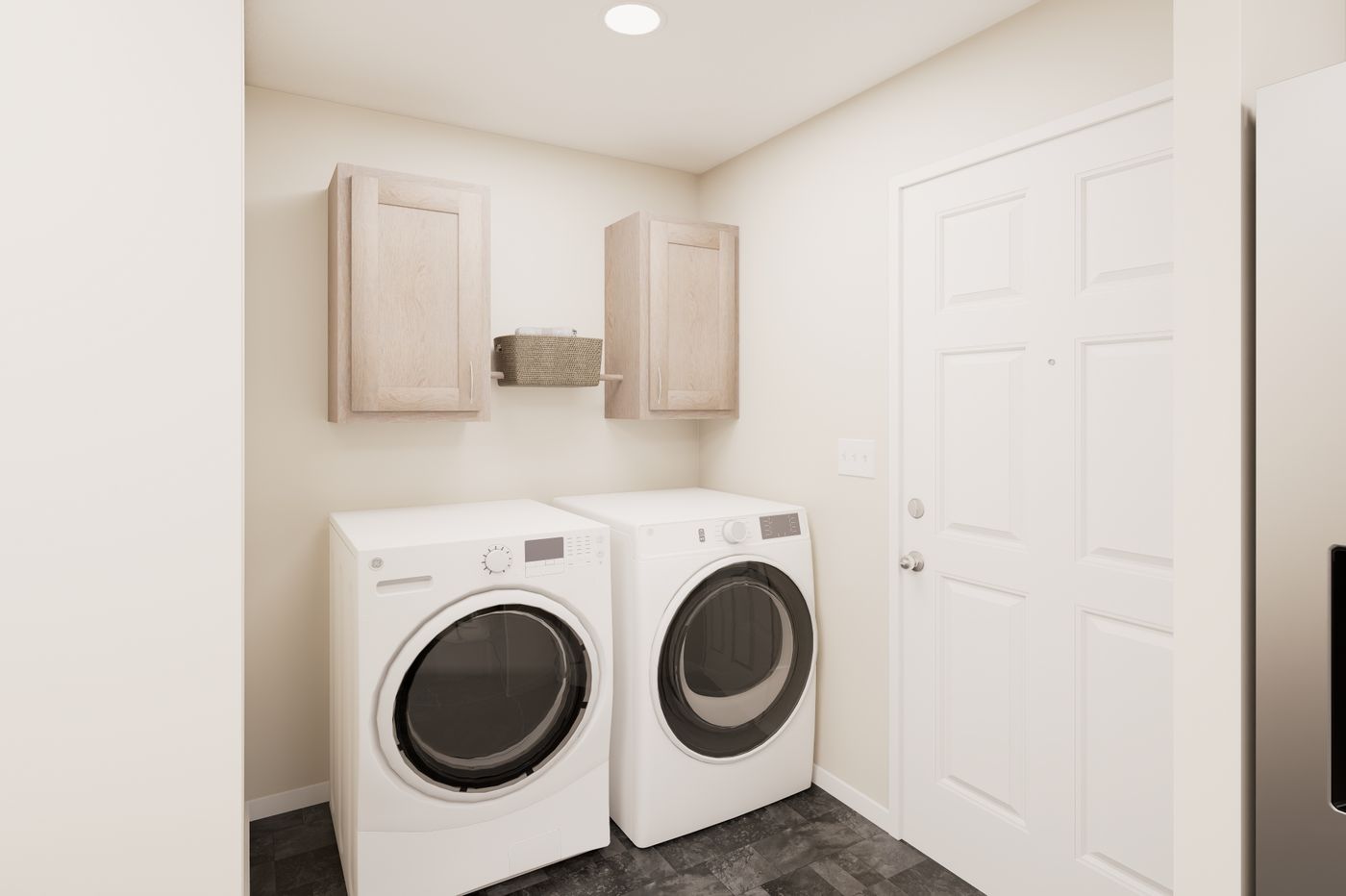 The B DUPLEX 2/2 2/2 Utility Room. This Manufactured Mobile Home features 3 bedrooms and 4 baths.