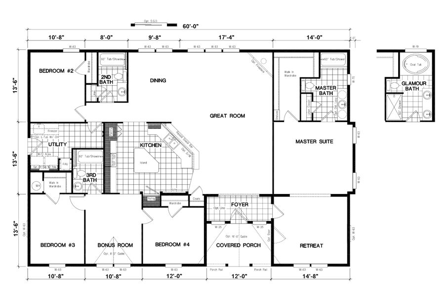 The QL604K CLAYTON Floor Plan